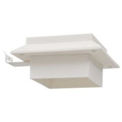 vidaXL Lampade Solari da Esterni 6 pz a LED Quadrate 12 cm Bianco