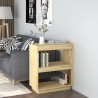 vidaXL Libreria 60x35x71 cm in Legno Massello di Pino