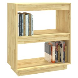 vidaXL Libreria 60x35x71 cm in Legno Massello di Pino