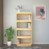 vidaXL Libreria/Divisorio 60x35x135 cm in Legno Massello di Pino