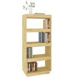 vidaXL Libreria/Divisorio 60x35x135 cm in Legno Massello di Pino