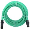 vidaXL Tubo di Aspirazione con Raccordi in Ottone Verde 11" 10 m PVC