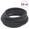 vidaXL Tubo Aria Ibrido Nero 0,6" 10 m in Gomma e PVC