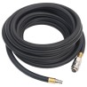 vidaXL Tubo Aria Ibrido Nero 0,6" 10 m in Gomma e PVC