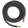 vidaXL Tubo Aria Ibrido Nero 0,6" 10 m in Gomma e PVC