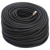 vidaXL Tubo Aria Ibrido Nero 0,6" 50 m in Gomma e PVC