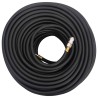 vidaXL Tubo Aria Ibrido Nero 0,6" 50 m in Gomma e PVC