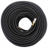 vidaXL Tubo Aria Ibrido Nero 0,6" 100 m in Gomma e PVC