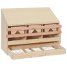 vidaXL Casetta Cova per Galline 3 Scomparti 72x33x54 cm Legno di Pino