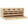 vidaXL Casetta Cova per Galline 4 Scomparti 106x40x45 cm Legno di Pino