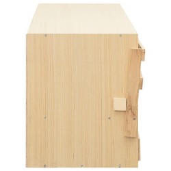 vidaXL Casetta Cova per Galline 5 Scomparti 117x33x38 cm Legno di Pino