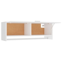 vidaXL Armadio Bianco 100x32,5x35 cm in Legno ingegnerizzato