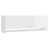 vidaXL Armadio Bianco Lucido 100x32,5x35 cm in Truciolato