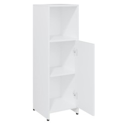 vidaXL Armadio da Bagno Bianco 30x30x95 cm in Legno Ingegnerizzato