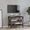 vidaXL Mobile Porta TV Rovere Marrone 60x40x50 cm in Legno Ingegnerizzato