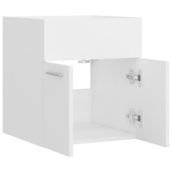 vidaXL Mobile Sottolavabo Bianco 41x38,5x46 cm in Multistrato