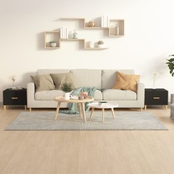 vidaXL Tavolini da Salotto 2 pz Neri 50x50x40 cm in Legno ingegnerizzato