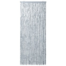 vidaXL Zanzariera Bianco e Grigio 90x220 cm Ciniglia