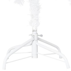 vidaXL Set Albero Natale Artificiale con LED Palline Bianco 120cm PVC