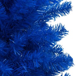 vidaXL Set Albero Natale Artificiale con LED e Palline Blu 240 cm PVC 