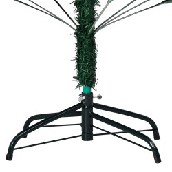 vidaXL Set Albero Natale Artificiale con LED e Palline Verde 150cm PVC 