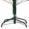 vidaXL Set Albero Natale Artificiale LED e Palline Verde 210 cm PVC 