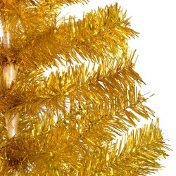 vidaXL Set Albero Natale Artificiale con LED e Palline Oro 120cm PET