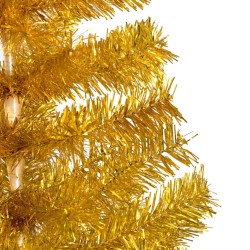 vidaXL Set Albero Natale Artificiale con LED Palline Oro 150 cm PET 