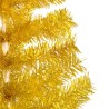 vidaXL Set Albero Natale Artificiale con LED e Palline Oro 180 cm PET 