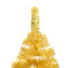 vidaXL Set Albero Natale Artificiale con LED e Palline Oro 180 cm PET 