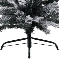 vidaXL Set Albero Natale Artificiale Sottile LED e Palline Verde 180cm