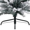 vidaXL Set Albero Natale Artificiale Sottile LED e Palline Verde 240cm