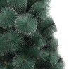 vidaXL Albero Natale Artificiale con LED Palline Verde 120 cm PVC e PE