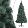 vidaXL Albero Natale Artificiale con LED Palline Verde 150 cm PVC e PE