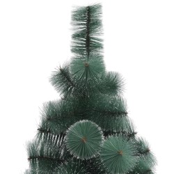 vidaXL Albero Natale Artificiale con LED Palline Verde 150 cm PVC e PE