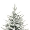 vidaXL Albero Natale Artificiale con LED Palline e Neve 120cm PVC e PE