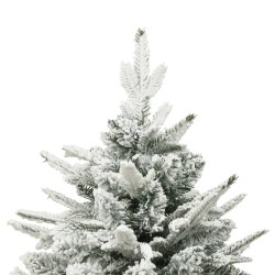 vidaXL Albero Natale Artificiale con LED Palline e Neve 150cm PVC e PE