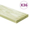    Tavole Pavimento 36pz 4,32 m² 1m Legno Massello Pino Impregnato