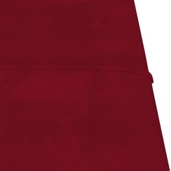 Pannelli Murali 12 pz Rosso Vino 60x15 cm Velluto 1,08 m²