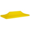 vidaXL Tetto per Tendone per Feste 6x3 m Giallo 270 g/m²