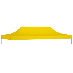 vidaXL Tetto per Tendone per Feste 6x3 m Giallo 270 g/m²