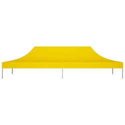 vidaXL Tetto per Tendone per Feste 6x3 m Giallo 270 g/m²