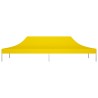 vidaXL Tetto per Tendone per Feste 6x3 m Giallo 270 g/m²