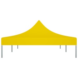 vidaXL Tetto per Tendone per Feste 6x3 m Giallo 270 g/m²