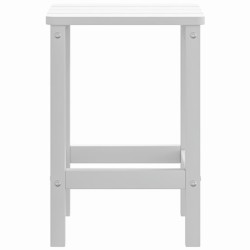 vidaXL Tavolo da Giardino Adirondack Bianco 38x38x46 cm HDPE