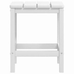 vidaXL Tavolo da Giardino Adirondack Bianco 38x38x46 cm HDPE