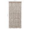 vidaXL Zanzariera Grigio Talpa e Bianco 100x220 cm Ciniglia