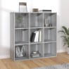 vidaXL Libreria Grigio Sonoma 98x30x98 cm