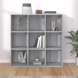 vidaXL Libreria Grigio Sonoma 98x30x98 cm