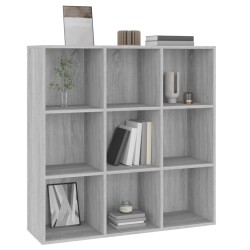 vidaXL Libreria Grigio Sonoma 98x30x98 cm